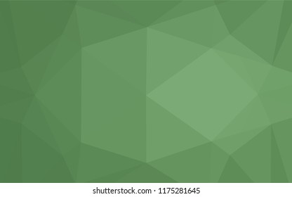 Light Green vector polygonal background. An elegant bright illustration with gradient. A new texture for your design.