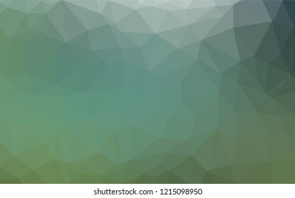 Light Green vector polygonal background. A completely new color illustration in a vague style. The textured pattern can be used for background.