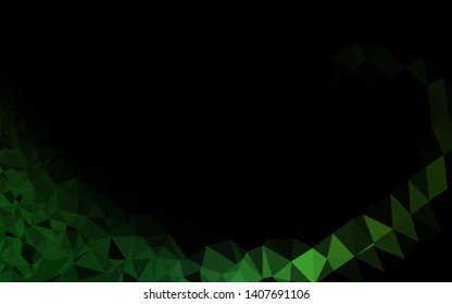 Light Green vector polygonal background. Colorful abstract illustration with gradient. Elegant pattern for a brand book.