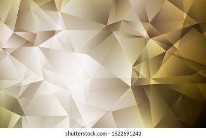 Light Green vector polygonal background. Colorful illustration in polygonal style with gradient. Triangular pattern for your design.
