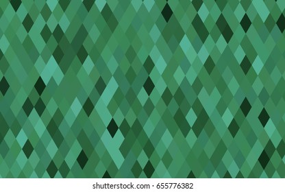 Light Green vector polygonal background. Creative illustration in halftone style with gradient. The best triangular design for your business.