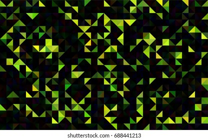 Light Green vector polygonal background. Shining colored illustration in a brand-new style. The completely new template can be used for your brand book.