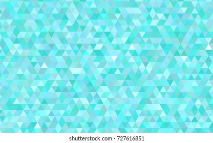 Light Green vector polygonal background. Geometric illustration in Origami style with gradient.  A new texture for your design.