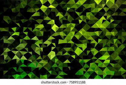 Light Green vector polygonal background. Colorful abstract illustration with gradient. The completely new template can be used for your brand book.