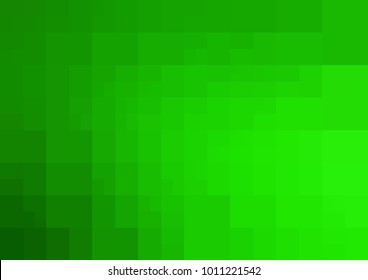 Light Green vector polygonal design pattern. Consist of gradient rectangles in origami style.