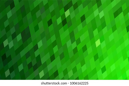 Light Green vector polygonal illustration, which consist of rectangles. Rectangular pattern for your business design. Geometric background in Origami style with gradient. 