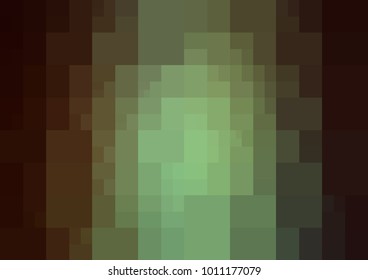 Light Green vector polygonal illustration, which consist of rectangles. Rectangular pattern for your business design. Geometric background in Origami style with gradient. 