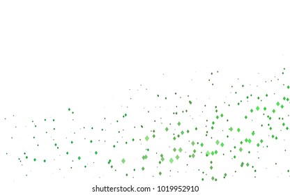 Light Green vector polygonal illustration, which consist of rectangles. Rectangular pattern for your business design. Geometric background in Origami style with gradient. 