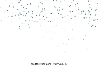 Light Green vector polygonal illustration consisting of rectangles. Rectangular design for your business. Creative geometric background in origami style with gradient.