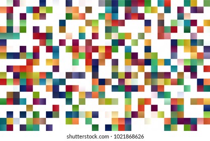 Light Green vector polygonal illustration, which consist of rectangles. Rectangular pattern for your business design. Geometric background in Origami style with gradient. 