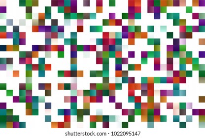 Light Green vector polygonal illustration consisting of rectangles. Rectangular design for your business. Creative geometric background in origami style with gradient.