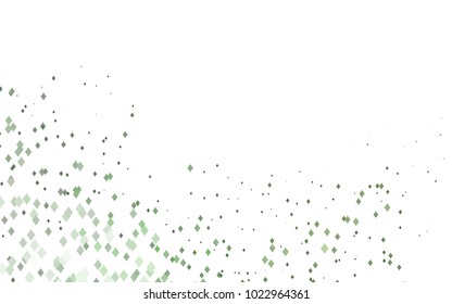 Light Green vector polygonal illustration consisting of rectangles. Rectangular design for your business. Creative geometric background in origami style with gradient.