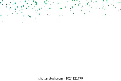 Light Green vector polygonal illustration, which consist of rectangles. Rectangular pattern for your business design. Geometric background in Origami style with gradient. 