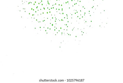 Light Green vector polygonal illustration, which consist of rectangles. Rectangular pattern for your business design. Geometric background in Origami style with gradient. 