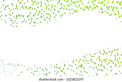 Light Green vector polygonal illustration, which consist of rectangles. Rectangular pattern for your business design. Geometric background in Origami style with gradient. 