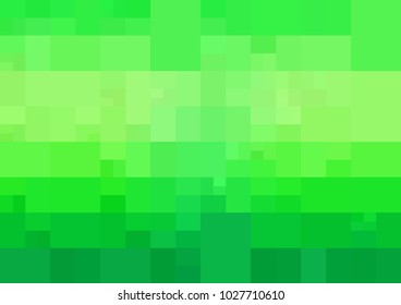 Light Green vector polygonal illustration, which consist of rectangles. Rectangular pattern for your business design. Geometric background in Origami style with gradient. 