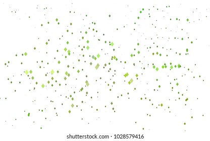 Light Green vector polygonal illustration, which consist of rectangles. Rectangular pattern for your business design. Geometric background in Origami style with gradient. 