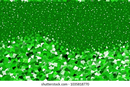 Light Green vector polygonal illustration, which consist of rectangles. Rectangular pattern for your business design. Geometric background in Origami style with gradient. 