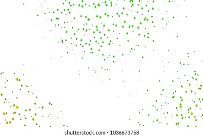 Light Green vector polygonal illustration consisting of rectangles. Rectangular design for your business. Creative geometric background in origami style with gradient.