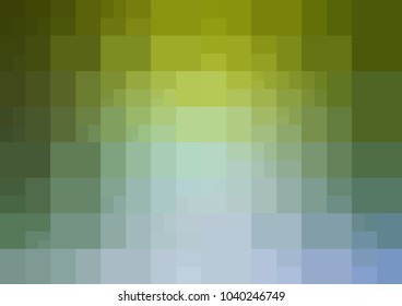 Light Green vector polygonal illustration, which consist of rectangles. Rectangular design for your business. Creative geometric background in Origami style with gradient
