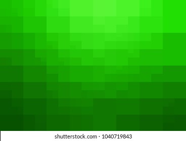 Light Green vector polygonal illustration, which consist of rectangles. Rectangular pattern for your business design. Geometric background in Origami style with gradient. 