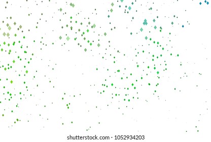 Light Green vector polygonal illustration consisting of rectangles. Rectangular design for your business. Creative geometric background in origami style with gradient.