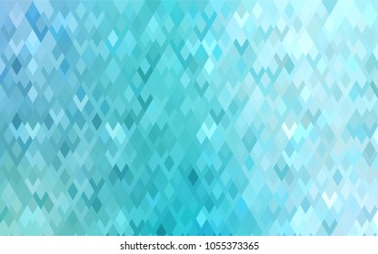 Light Green vector polygonal illustration, which consist of rectangles. Rectangular pattern for your business design. Geometric background in Origami style with gradient. 