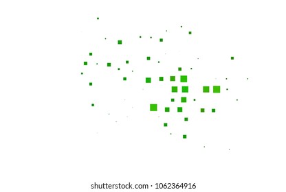 Light Green vector polygonal illustration, which consist of rectangles. Rectangular pattern for your business design. Geometric background in Origami style with gradient. 