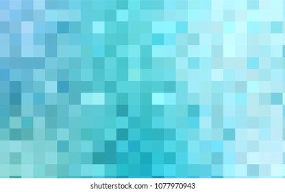 Light Green vector polygonal illustration, which consist of rectangles. Rectangular pattern for your business design. Geometric background in Origami style with gradient. 