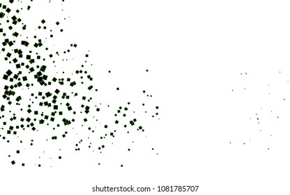 Light Green vector polygonal illustration, which consist of rectangles. Rectangular pattern for your business design. Geometric background in Origami style with gradient. 