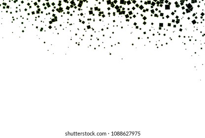 Light Green vector polygonal illustration, which consist of rectangles. Rectangular pattern for your business design. Geometric background in Origami style with gradient. 