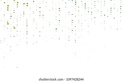 Light Green vector polygonal illustration, which consist of rectangles. Rectangular pattern for your business design. Geometric background in Origami style with gradient. 
