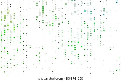 Light Green vector polygonal illustration consisting of rectangles. Rectangular design for your business. Creative geometric background in origami style with gradient.