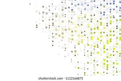 Light Green vector polygonal illustration consisting of rectangles. Rectangular design for your business. Creative geometric background in origami style with gradient.