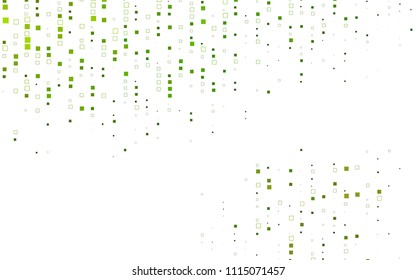 Light Green vector polygonal illustration, which consist of rectangles. Rectangular pattern for your business design. Geometric background in Origami style with gradient. 
