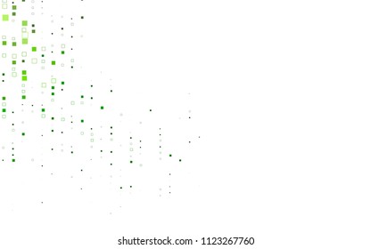 Light Green vector polygonal illustration consisting of rectangles. Rectangular design for your business. Creative geometric background in origami style with gradient.