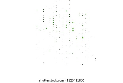 Light Green vector polygonal illustration consisting of rectangles. Rectangular design for your business. Creative geometric background in origami style with gradient.