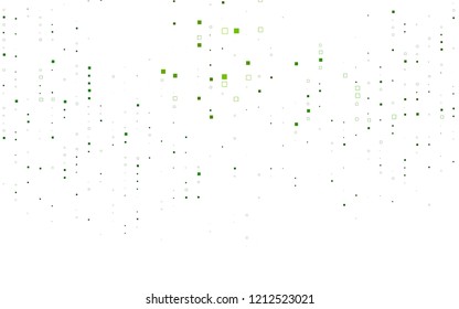 Light Green vector polygonal illustration, which consist of rectangles. Rectangular pattern for your business design. Geometric background in Origami style with gradient. 
