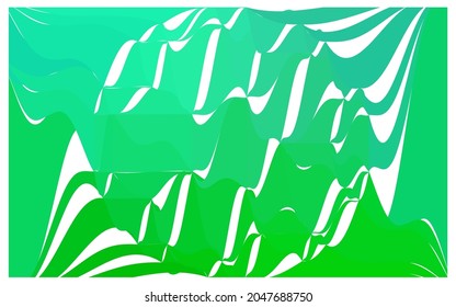 Light Green vector polygonal illustration, which consist of triangles with a gemstone in center. Triangular design of a huge diamond for your business. Creative geometric background of gems.