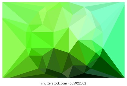 Light Green vector polygonal illustration, which consist of triangles with a gemstone in center. Triangular design of a huge diamond for your business. Creative geometric background of gems.