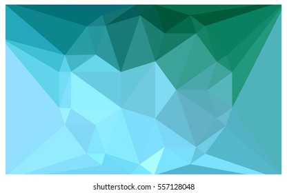 Light Green vector polygonal illustration, which consist of triangles with a gemstone in center. Triangular design of a huge diamond for your business. Creative geometric background of gems.