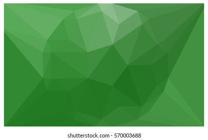 Light Green vector polygonal illustration, which consist of triangles with a gemstone in center. Triangular design of a huge diamond for your business. Creative geometric background of gems.