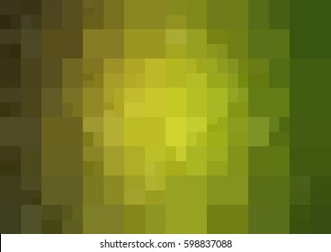Light Green vector polygonal illustration, which consist of rectangles. Rectangular design for your business. Creative geometric background in Origami style with gradient