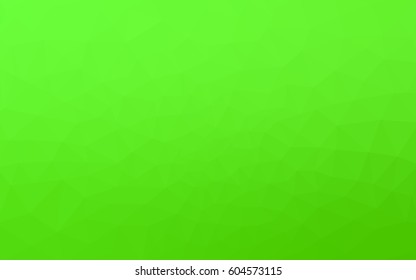 Light Green vector polygonal illustration, which consist of triangles. Triangular design for your business. Creative geometric background in Origami style with gradient