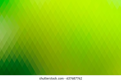 Light Green vector polygonal illustration consisting of rectangles. Rectangular design for your business. Creative geometric background in origami style with gradient.