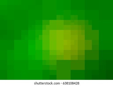 Light Green vector polygonal illustration, which consist of rectangles. Rectangular design for your business. Creative geometric background in Origami style with gradient