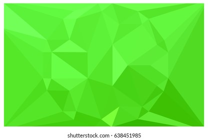 Light Green vector polygonal illustration, which consist of triangles with a gemstone in center. Triangular design of a huge diamond for your business. Creative geometric background of gems.