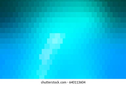 Light Green vector polygonal illustration, which consist of rectangles. Rectangular pattern for your business design. Geometric background in Origami style with gradient. 