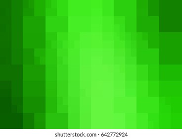 Light Green vector polygonal illustration, which consist of rectangles. Rectangular design for your business. Creative geometric background in Origami style with gradient