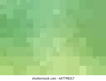 Light Green vector polygonal illustration, which consist of rectangles. Rectangular design for your business. Creative geometric background in Origami style with gradient